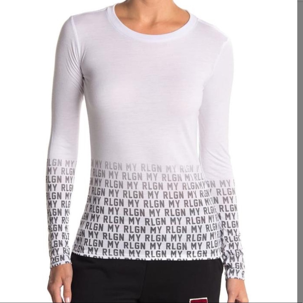 NEW✨ TRUE RELIGION L/S Ombré Graphic T-Shirt